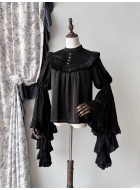 The Muppet Preoccupied Book Sleepwalking Bell Sleeve Blouse(Reservation/2 Colours/Full Payment Without Shipping)